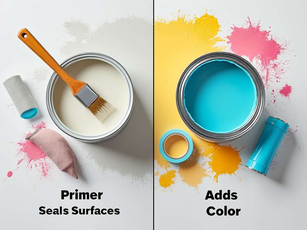 what is the difference between paint and primer