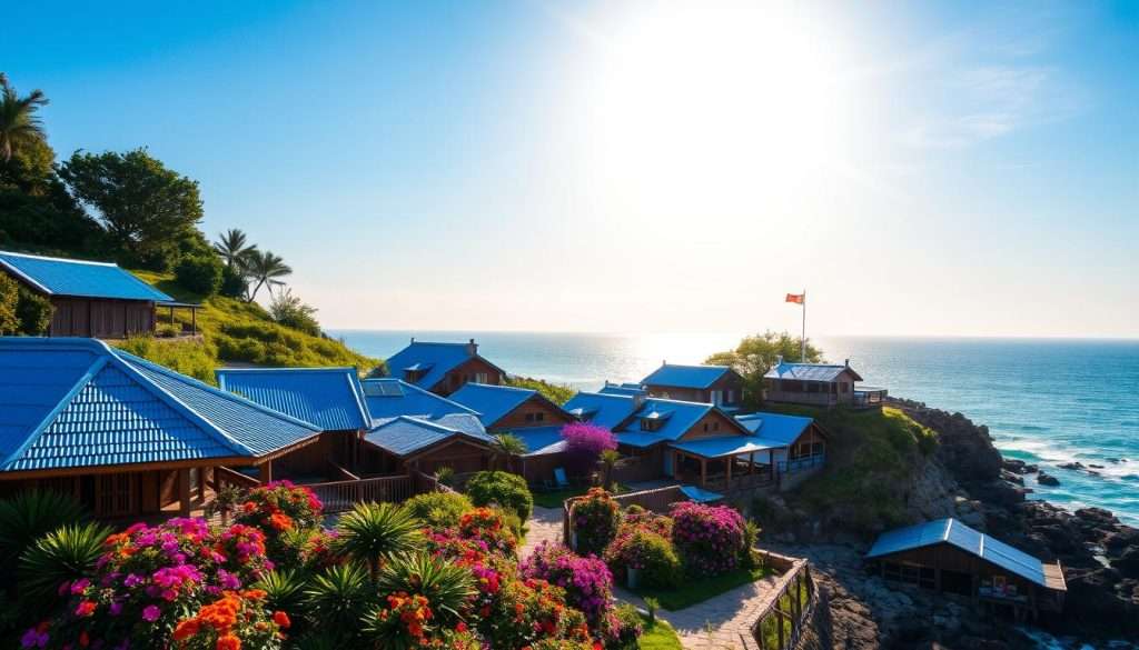 cultural significance of blue roofs