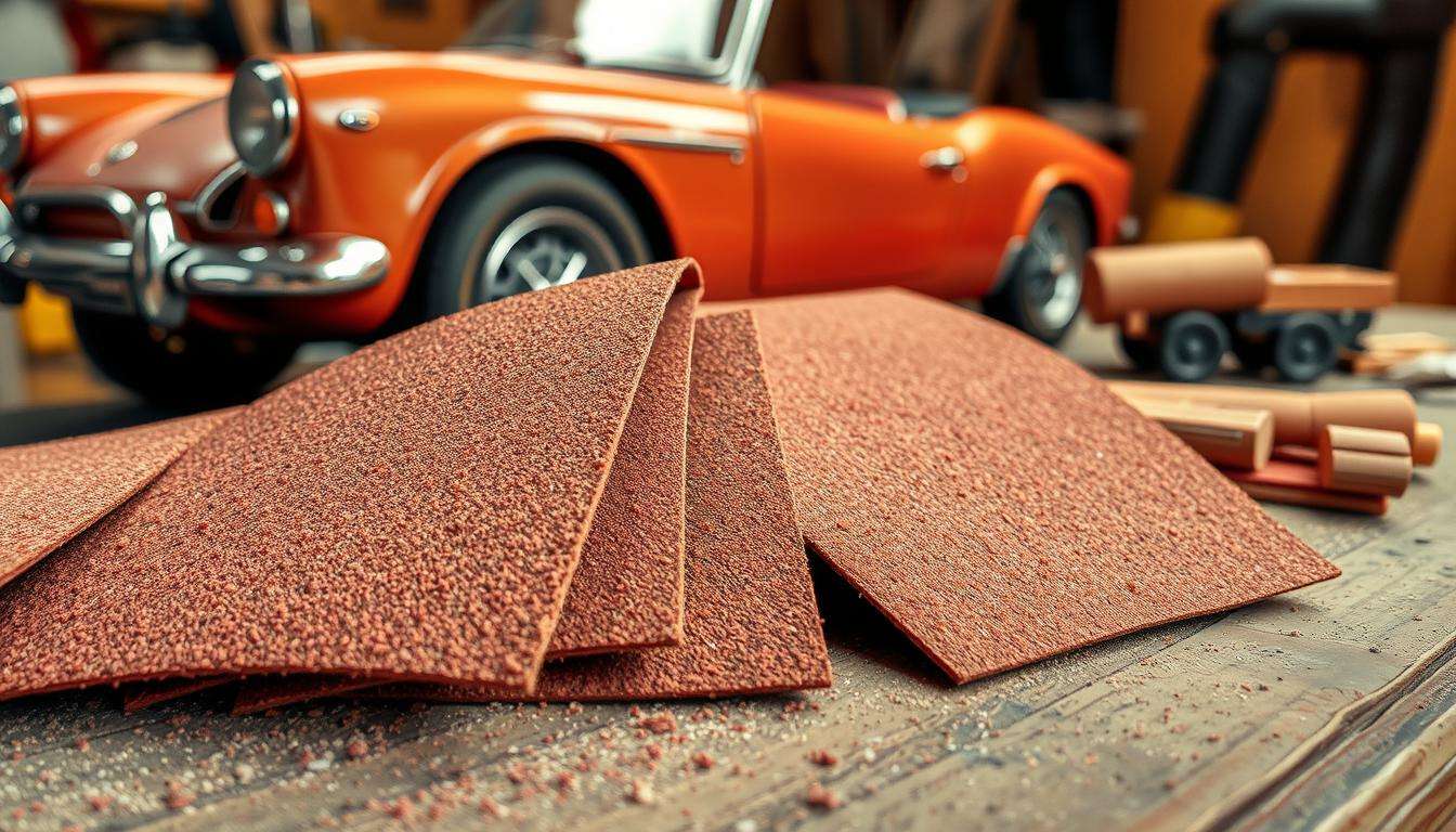 what grit sandpaper before painting car