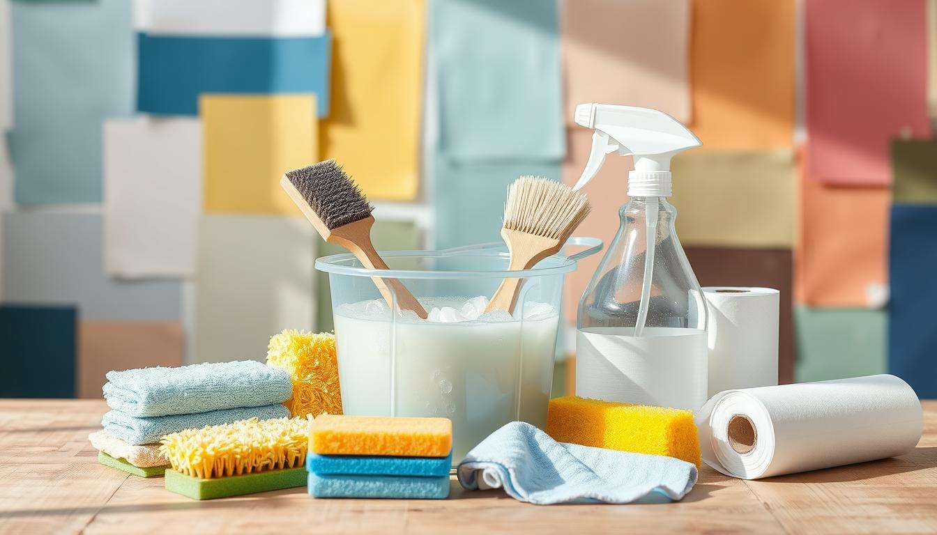 what to clean walls with before painting