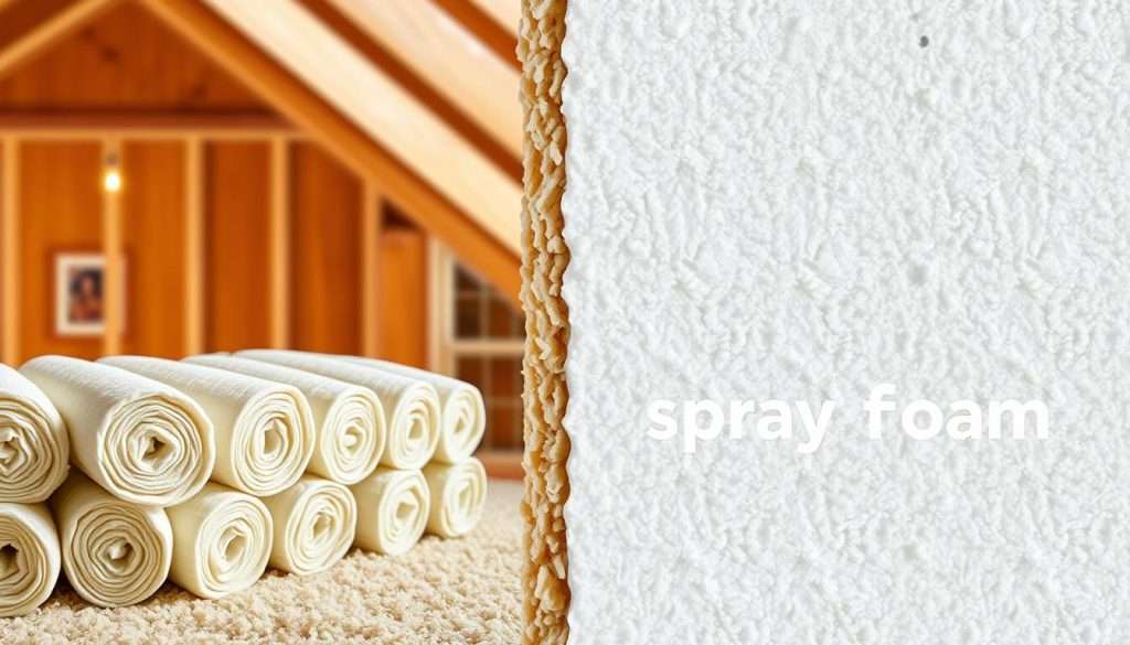 batt vs spray foam insulation comparison