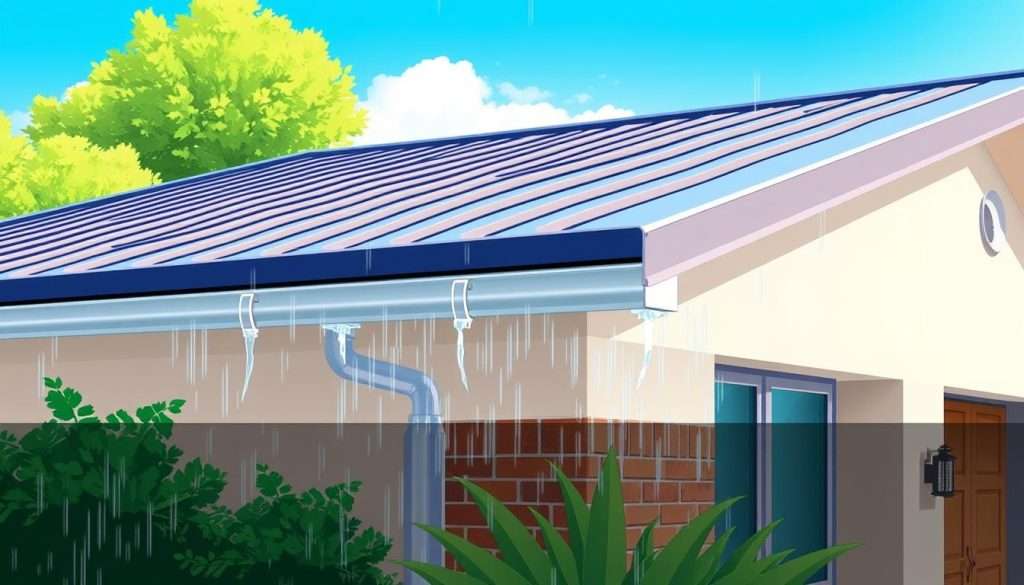benefits of installing gutters on metal roofs