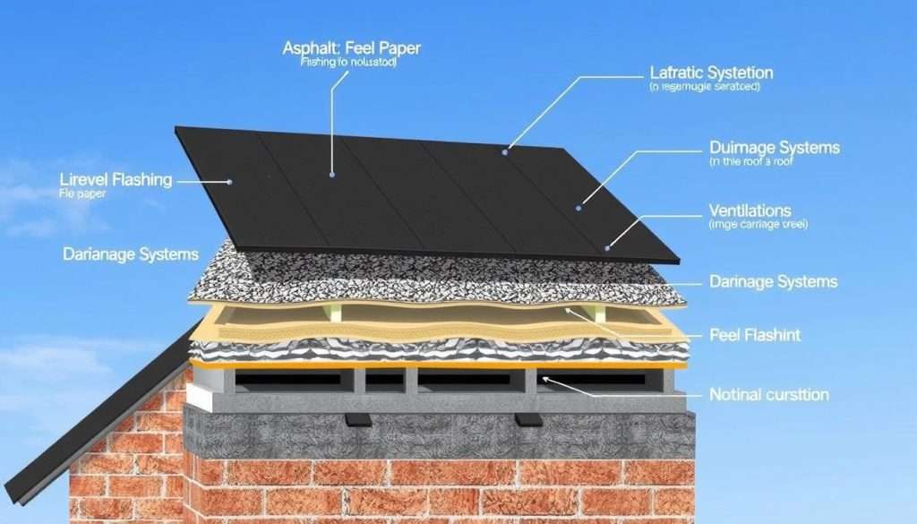 built up roof construction