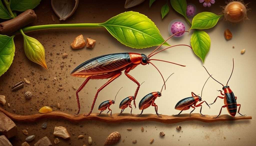 cockroach aging process