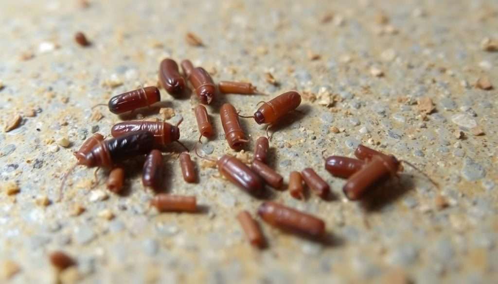 cockroach droppings identification