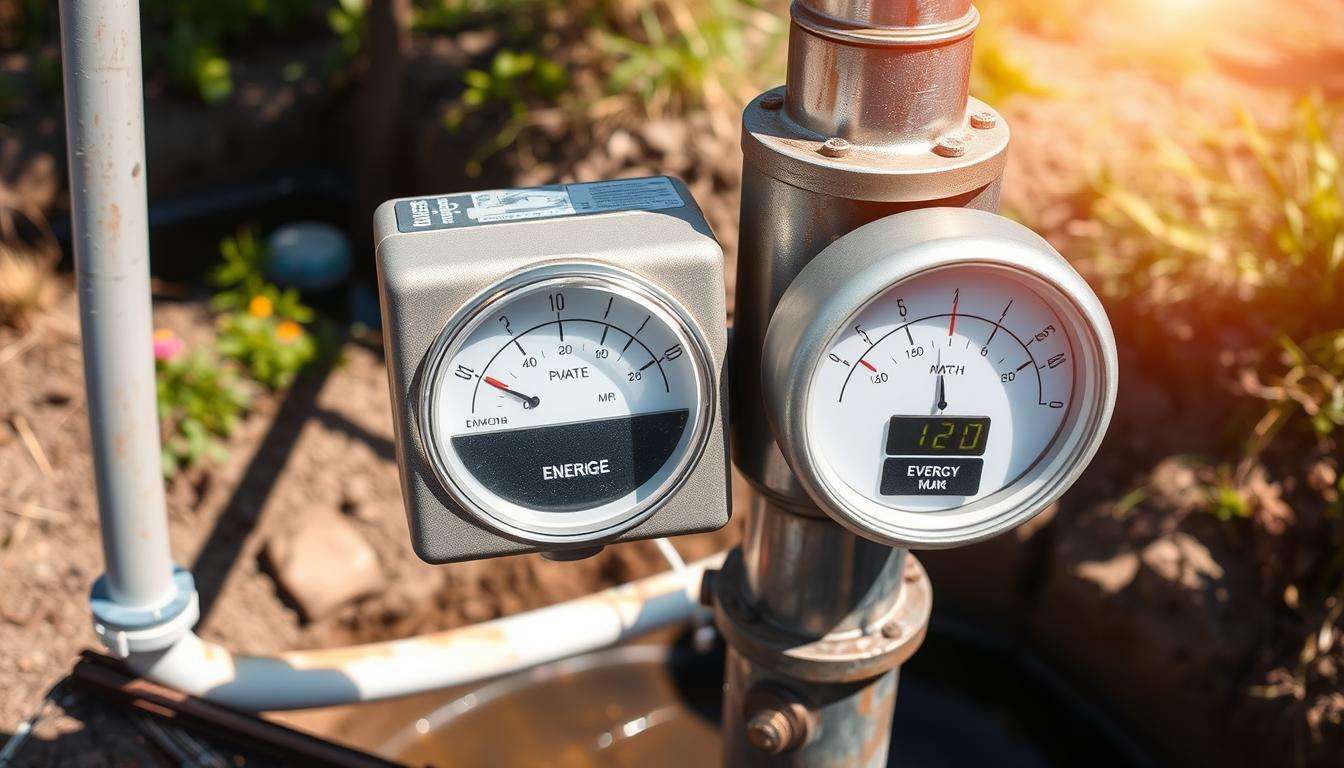how many watts does a well pump use