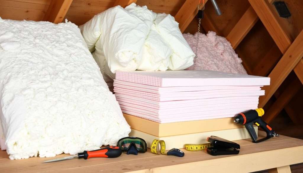 insulation materials and tools