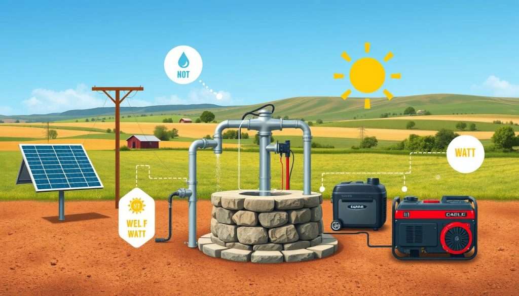 power requirements for well pumps