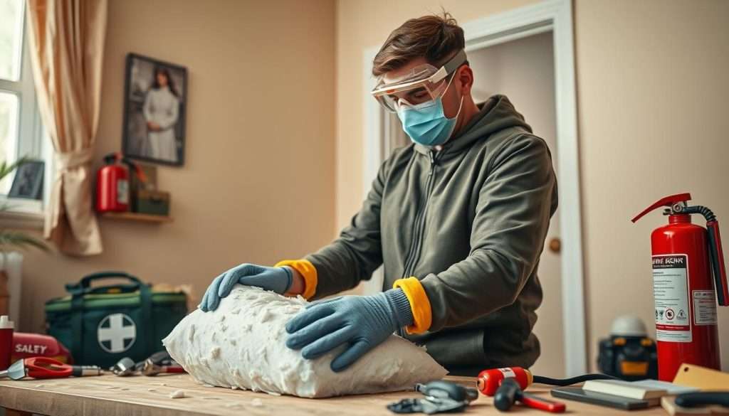 safety precautions for insulation