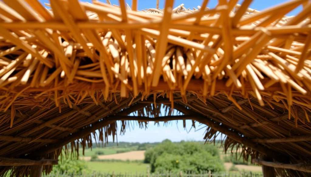 thatched roof construction