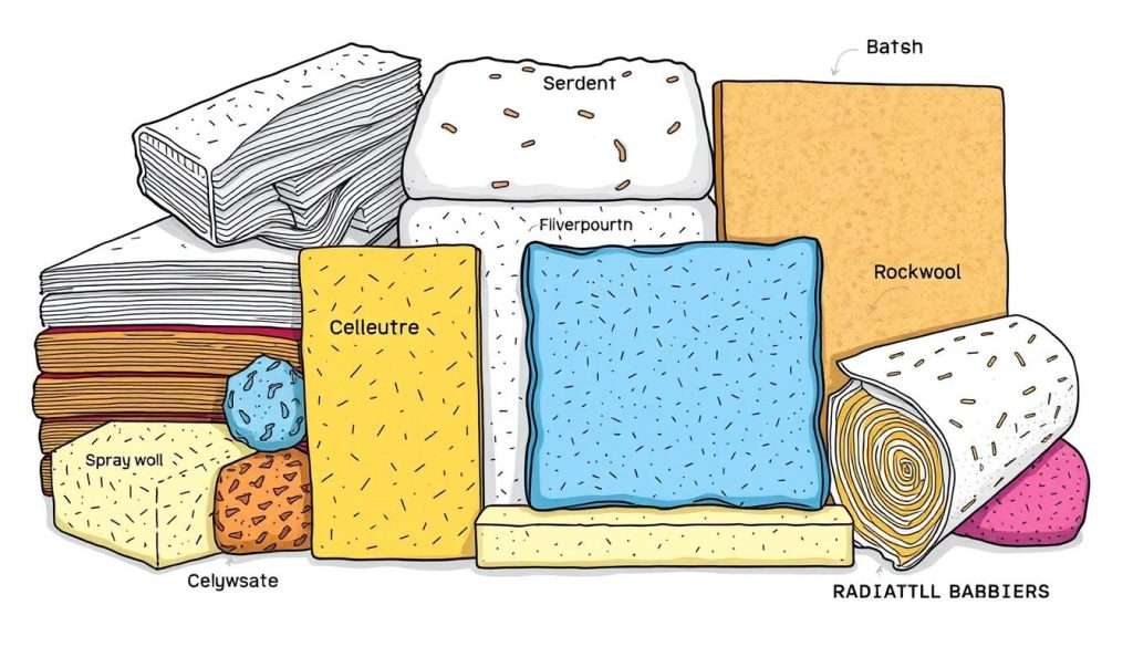 types of insulation materials