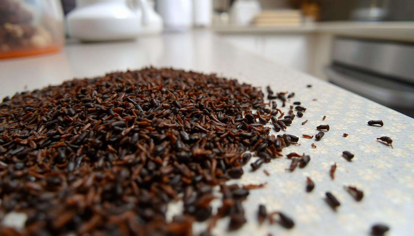 what does cockroach poop look like
