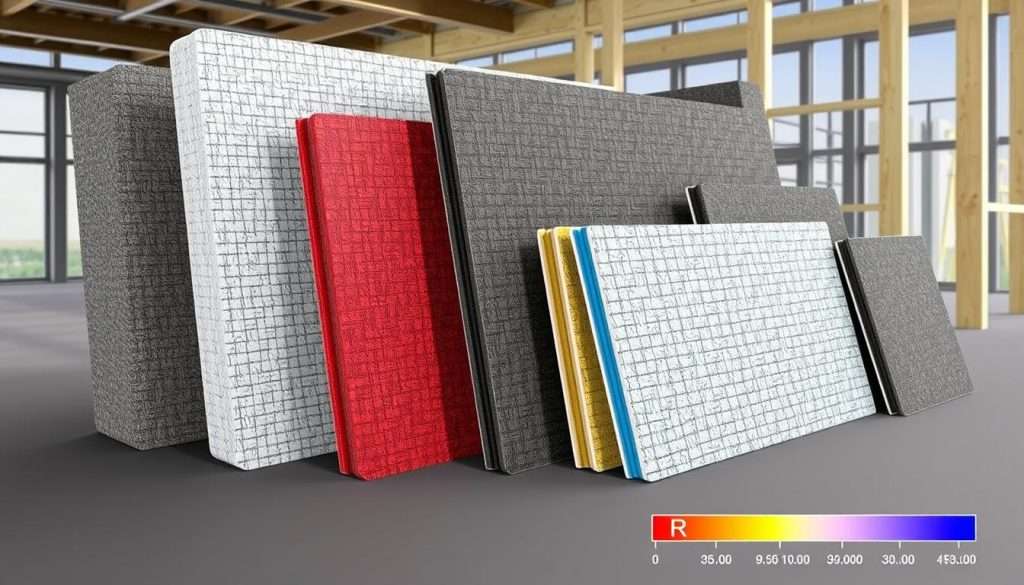 Rigid insulation R-values