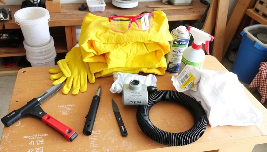 Tools and materials for spray foam removal