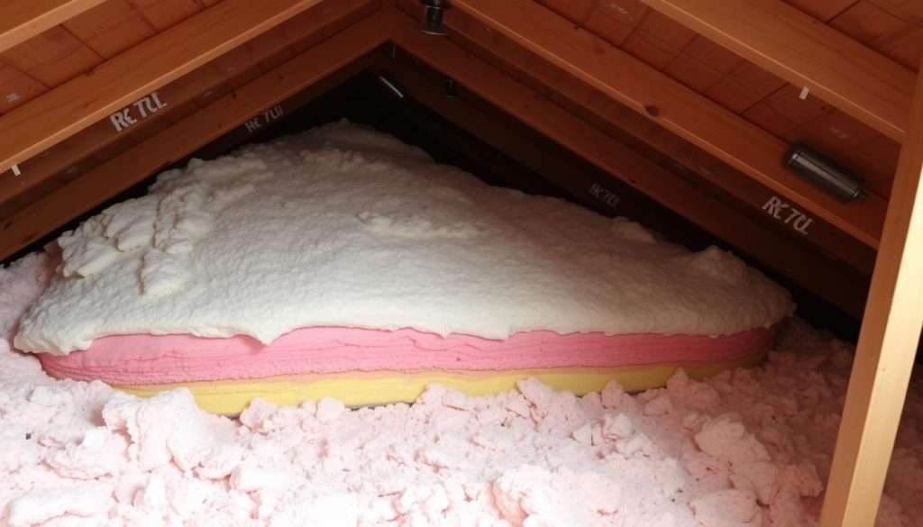 attic insulation R-values