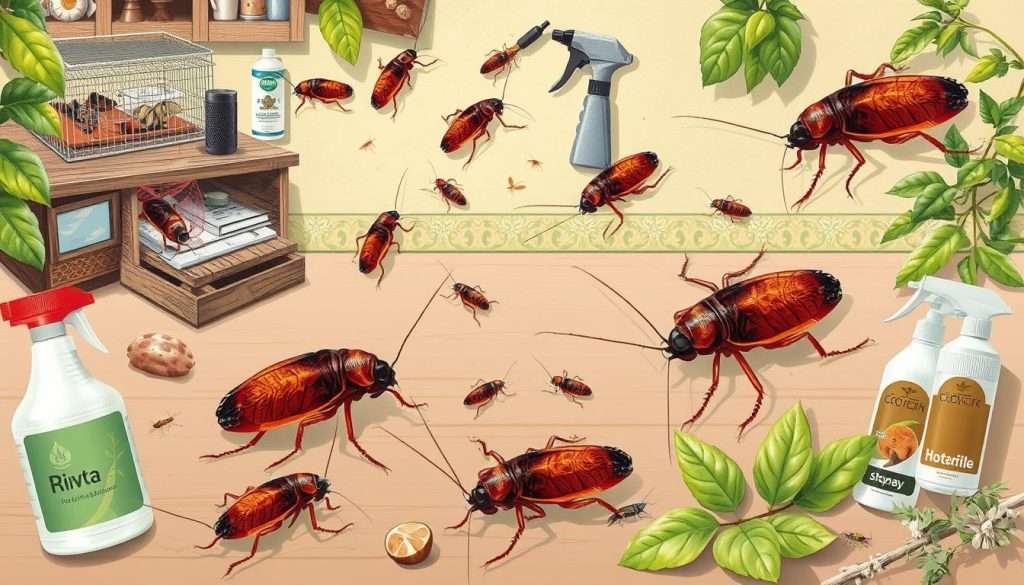 cockroach behavior and pest control methods