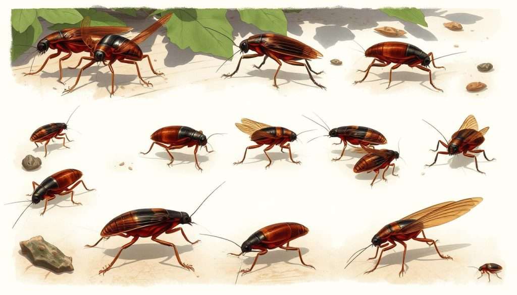 cockroach behavior patterns