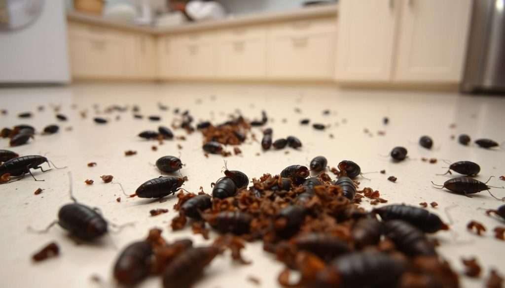 cockroach droppings