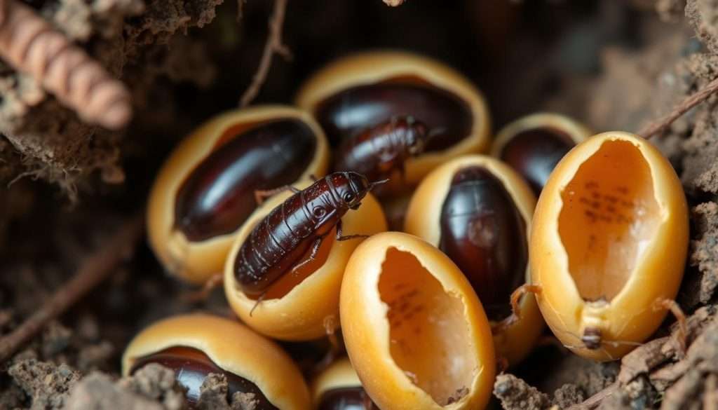 cockroach egg cases