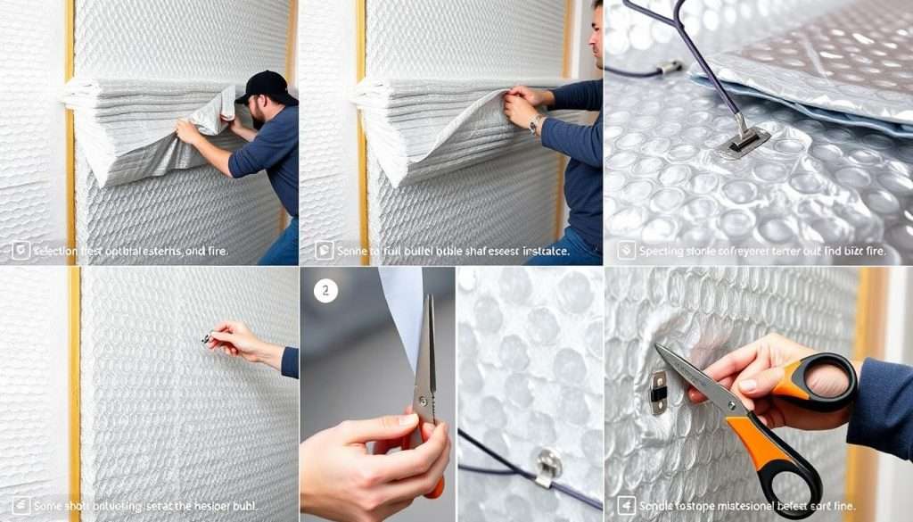 double bubble insulation installation process