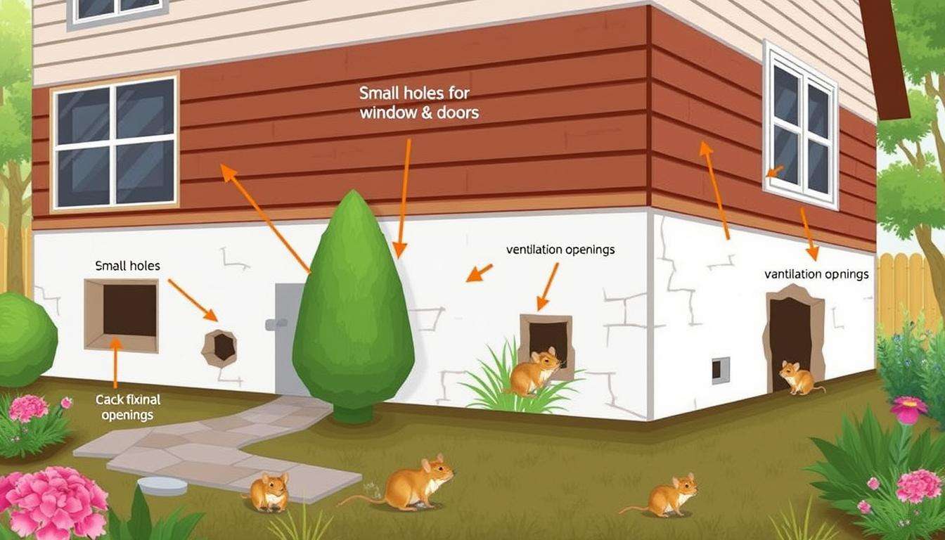 how do mice get in your house