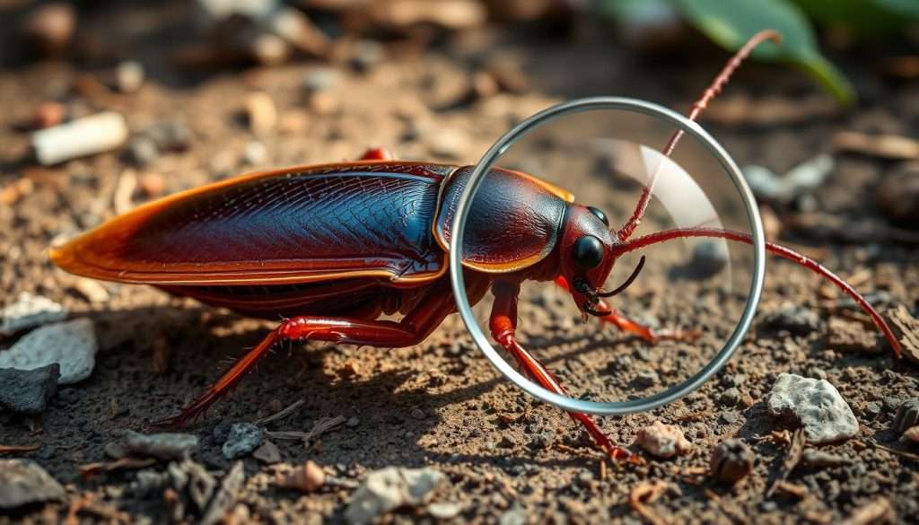 identifying american cockroaches