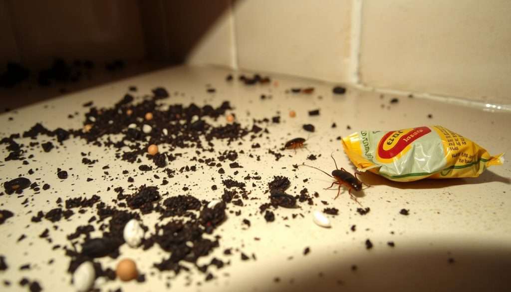 signs of cockroach infestation