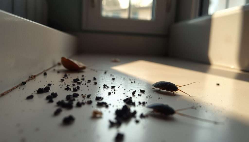 signs of cockroaches