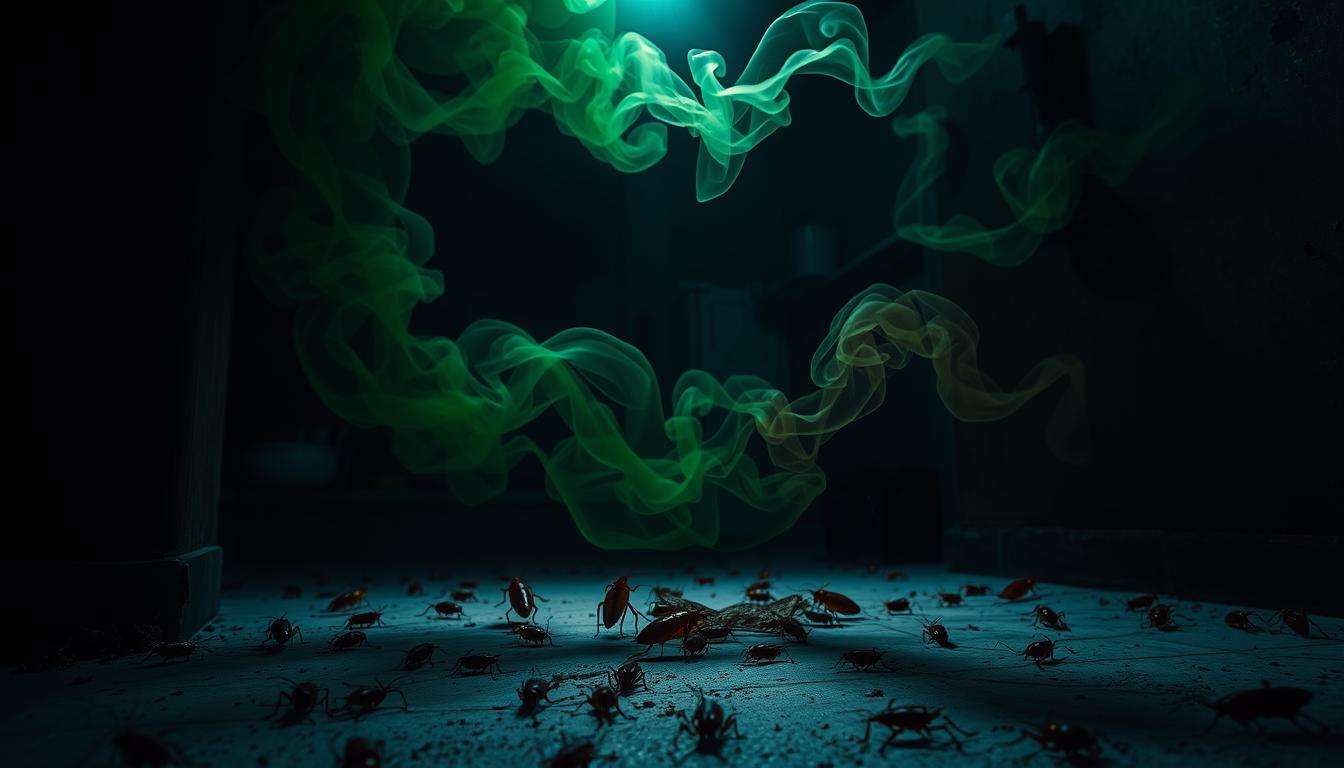 what does a cockroach infestation smell like