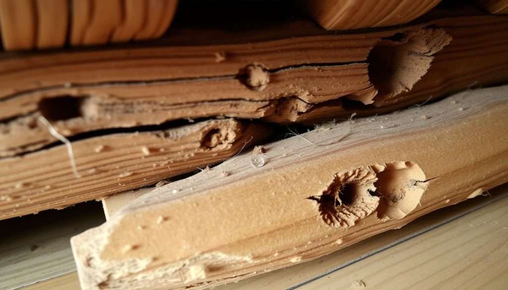 Signs of a termite infestation