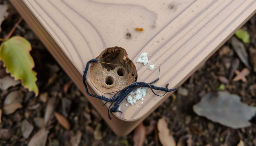 Signs of termite infestation
