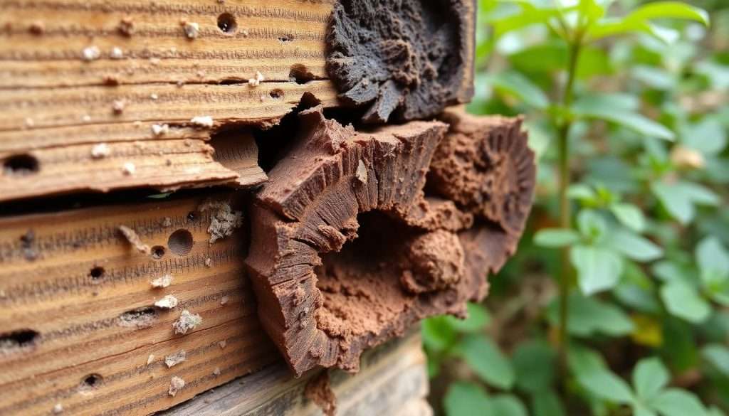Signs of termite infestation