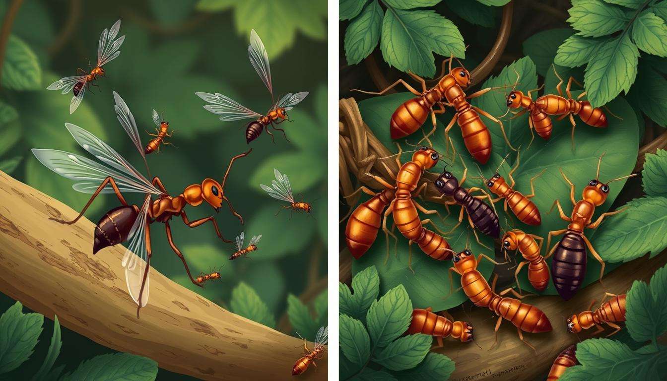 are flying ants termites