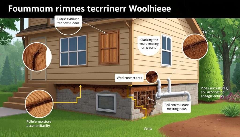 common entry points for termites