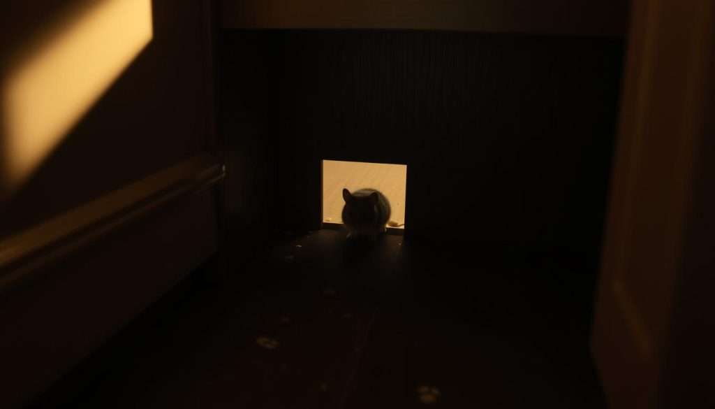 common mouse hiding spots