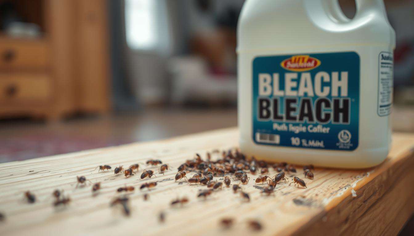 does bleach kill termites