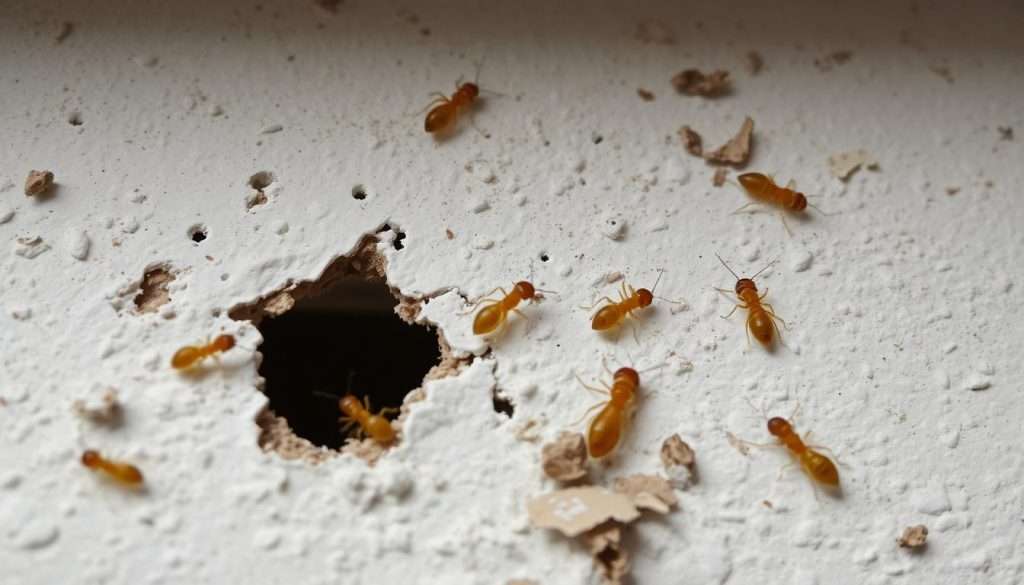 drywall termite infestation