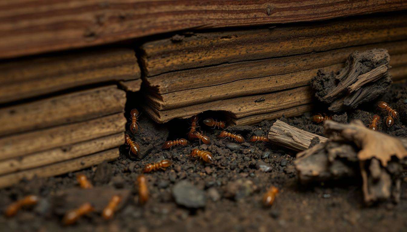 how do termites get in your house