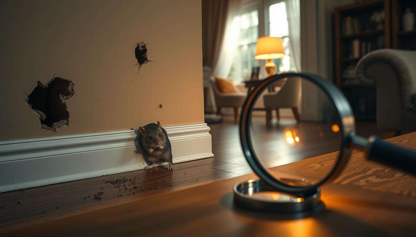 how to find out where mice are getting in your house