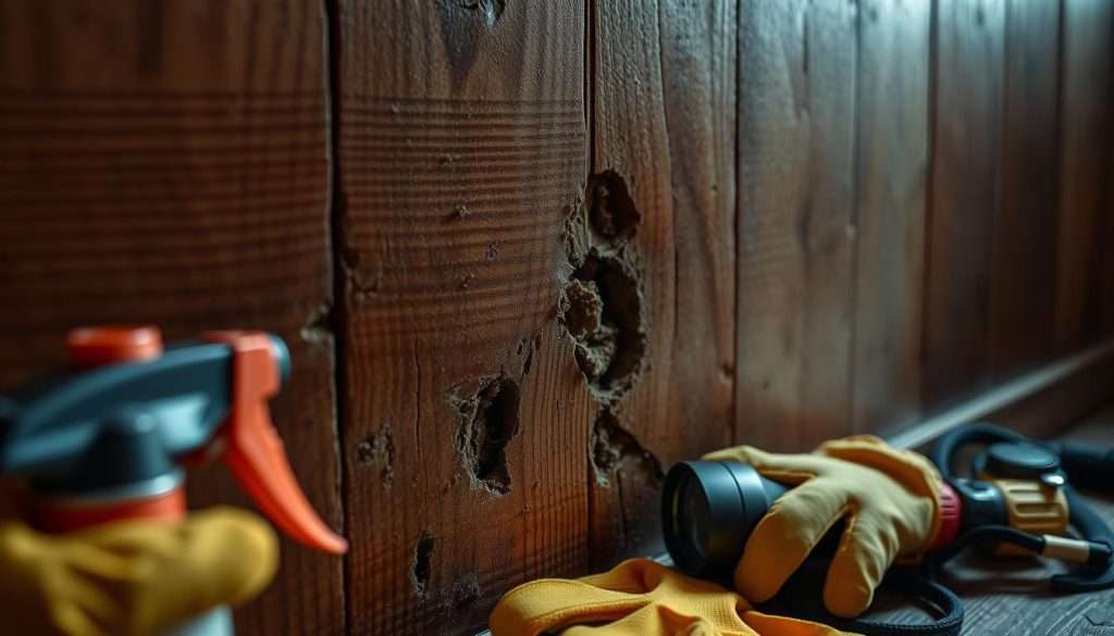 kill termites in walls