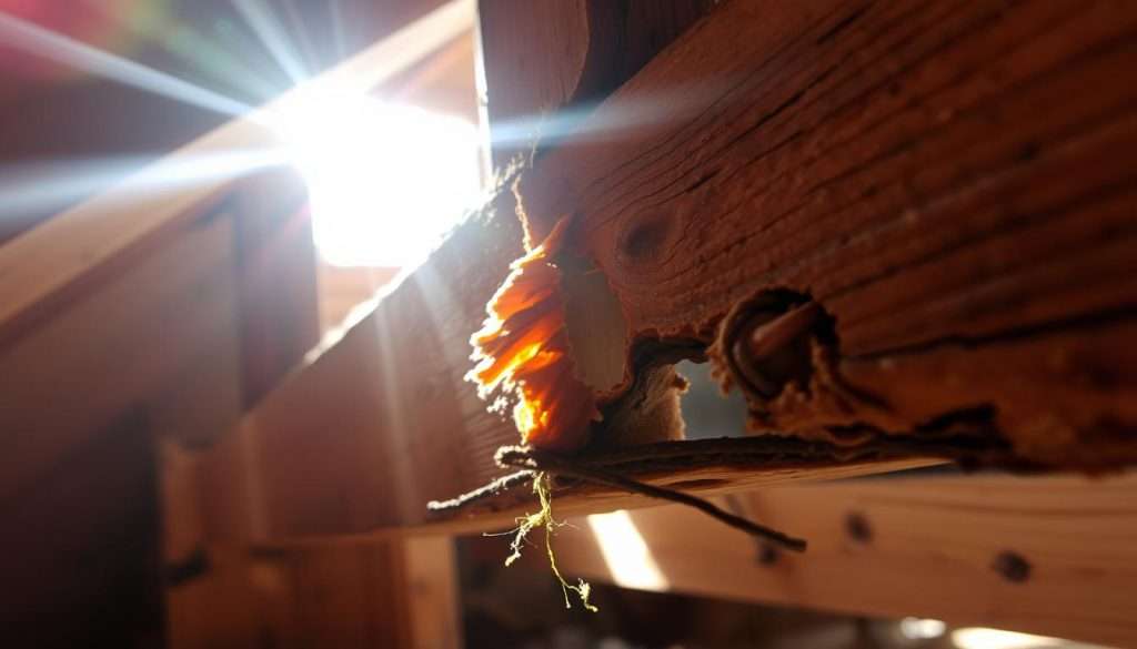 termite damage to homes