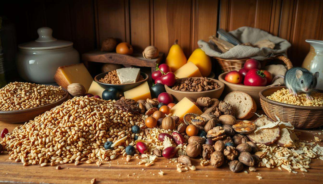 what do house mice eat