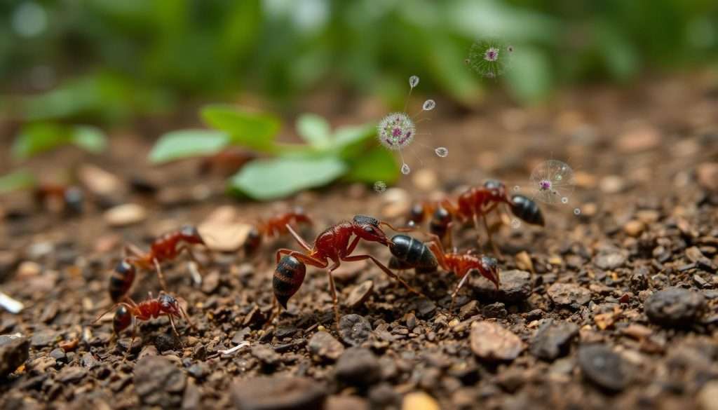 ant disease transmission