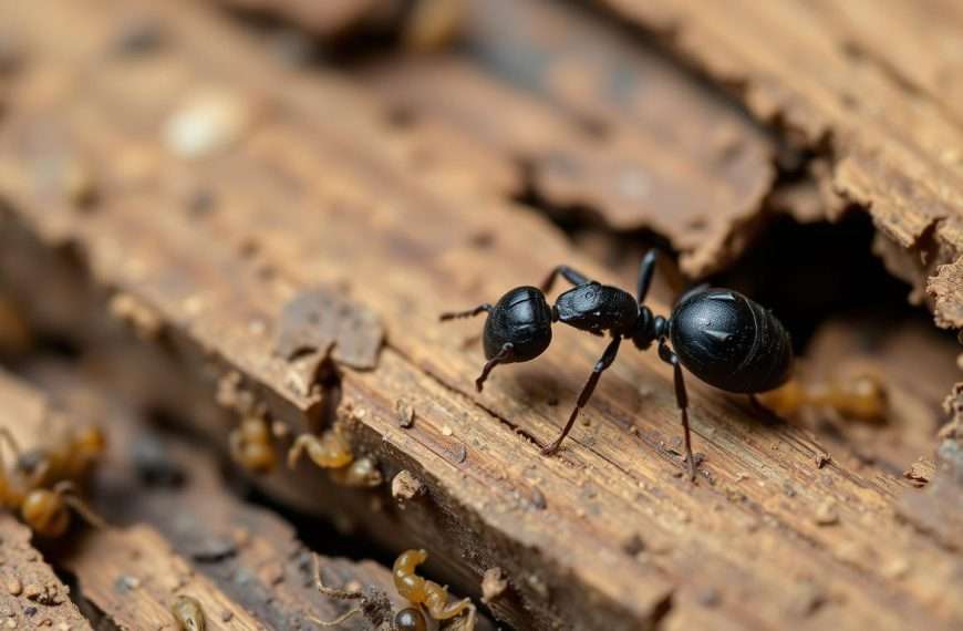 are small black ants a sign of termites