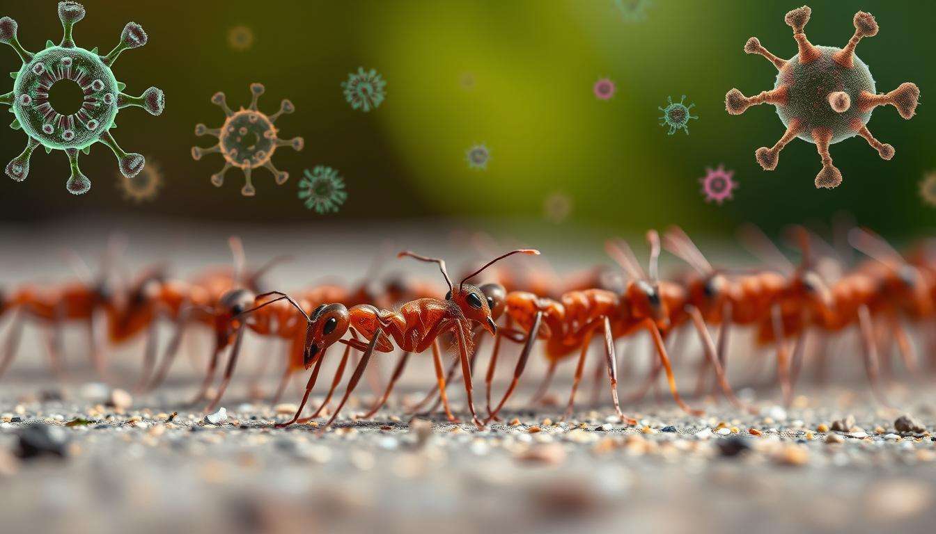 do ants carry disease
