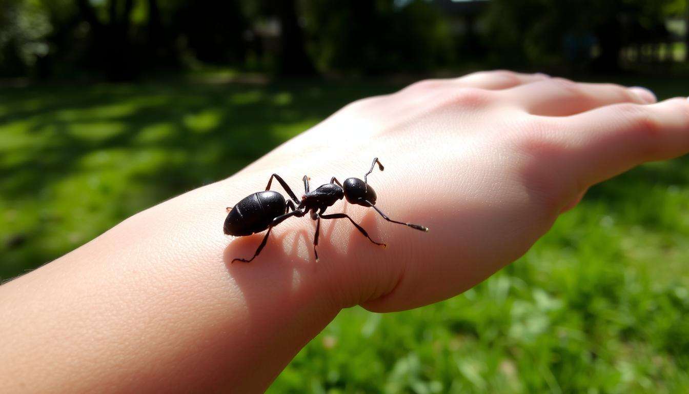 do black ants bite humans