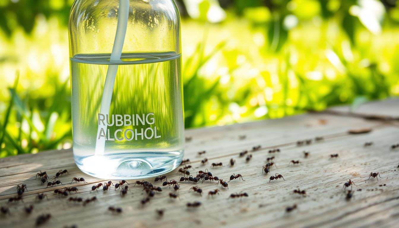does rubbing alcohol kill ants