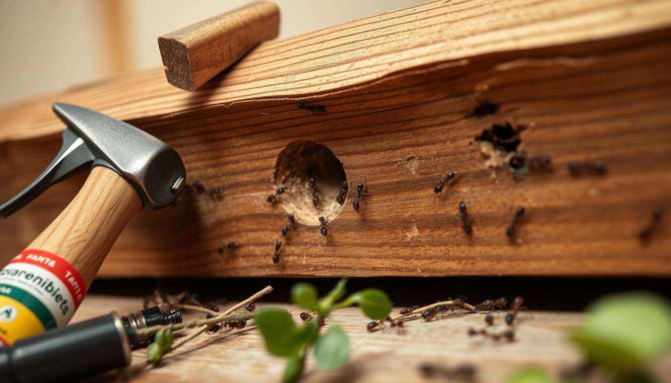 how to get rid of carpenter ants